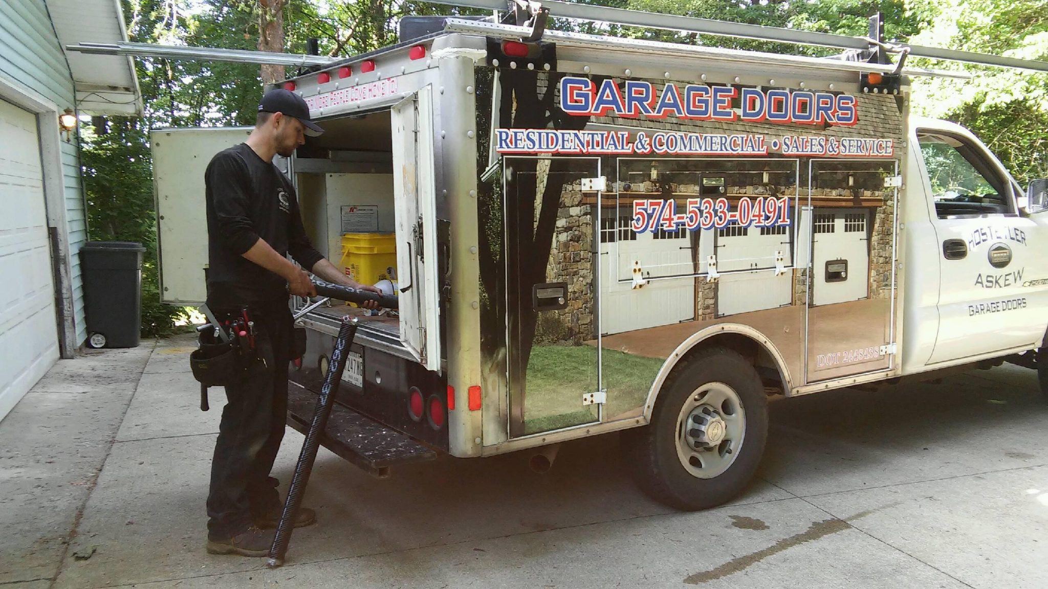 garage door service frequency