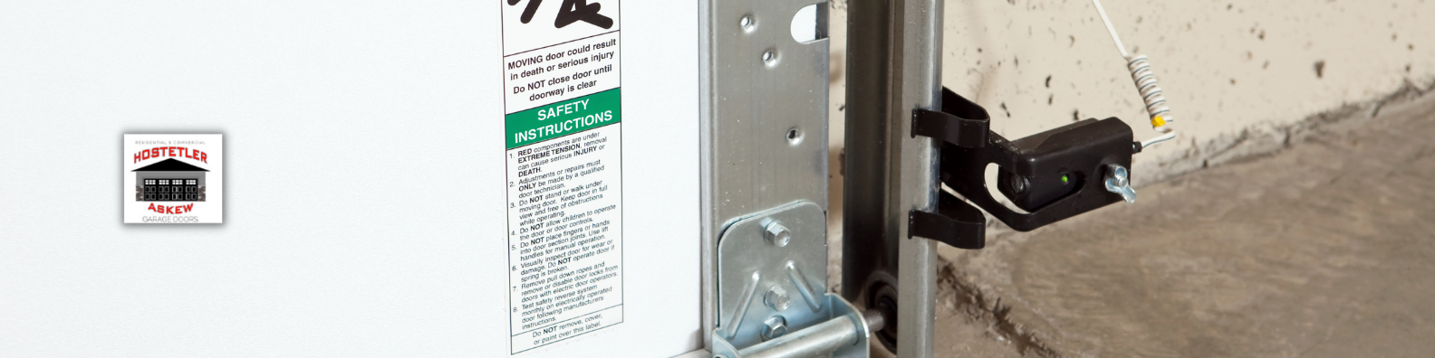 Garage Door Safety Sensor Installation | Hostetler & Askew