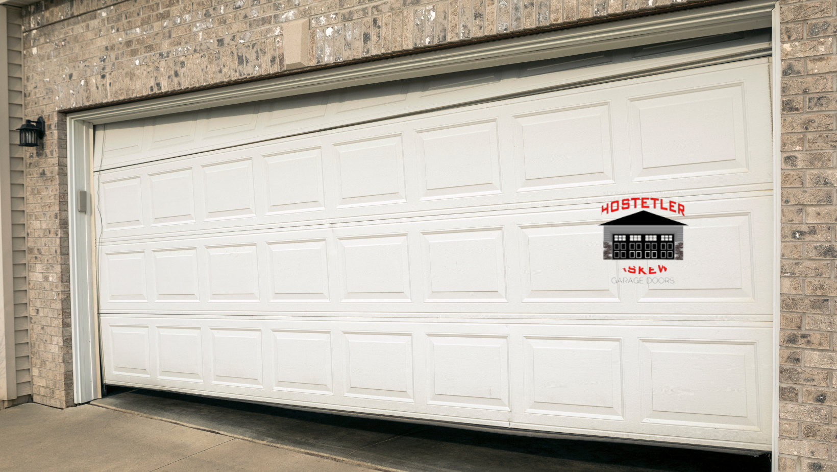 hit garage door car